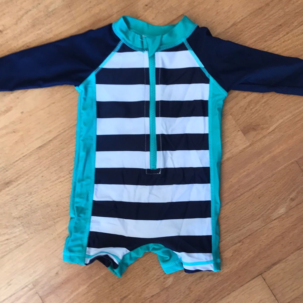 Nautical SPF swimsuit Baby